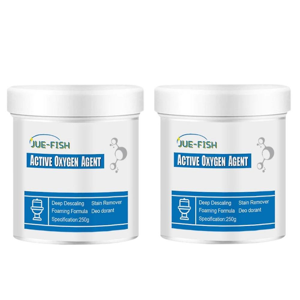 2kpl wc aktiivinen happiaine 250g wc puhdistusaine vaahtojauhe monitoiminen