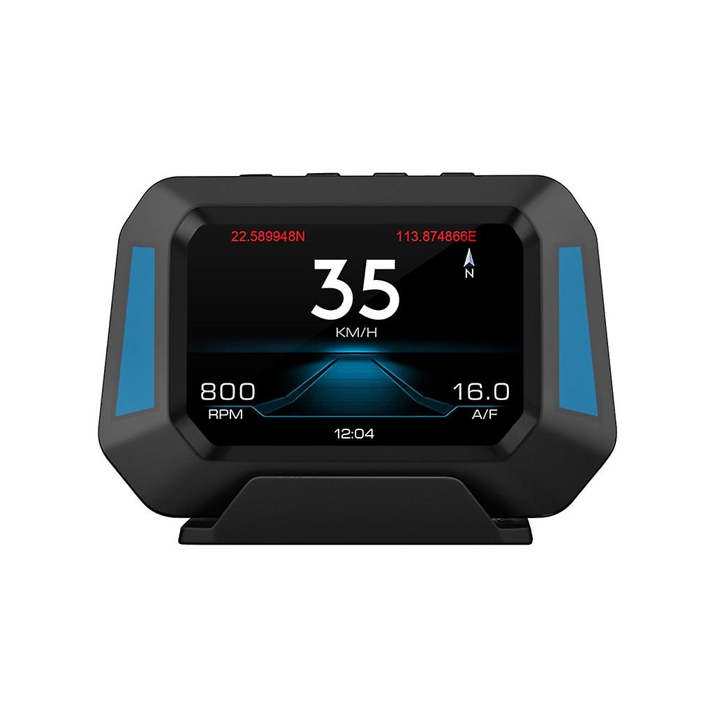 Inclinometer HUD-Head Up Display Digital GPS Speedometer Overspeed Alarm Meter