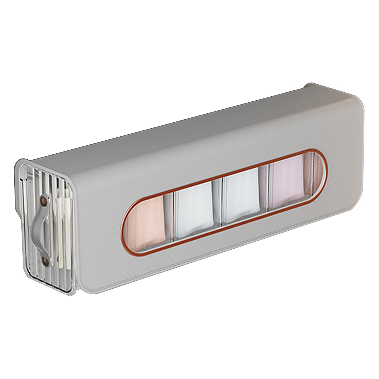 Wall Mounted Storage Organizer Punch-free Storage Organizer For Storing Panties Ties Data Cable