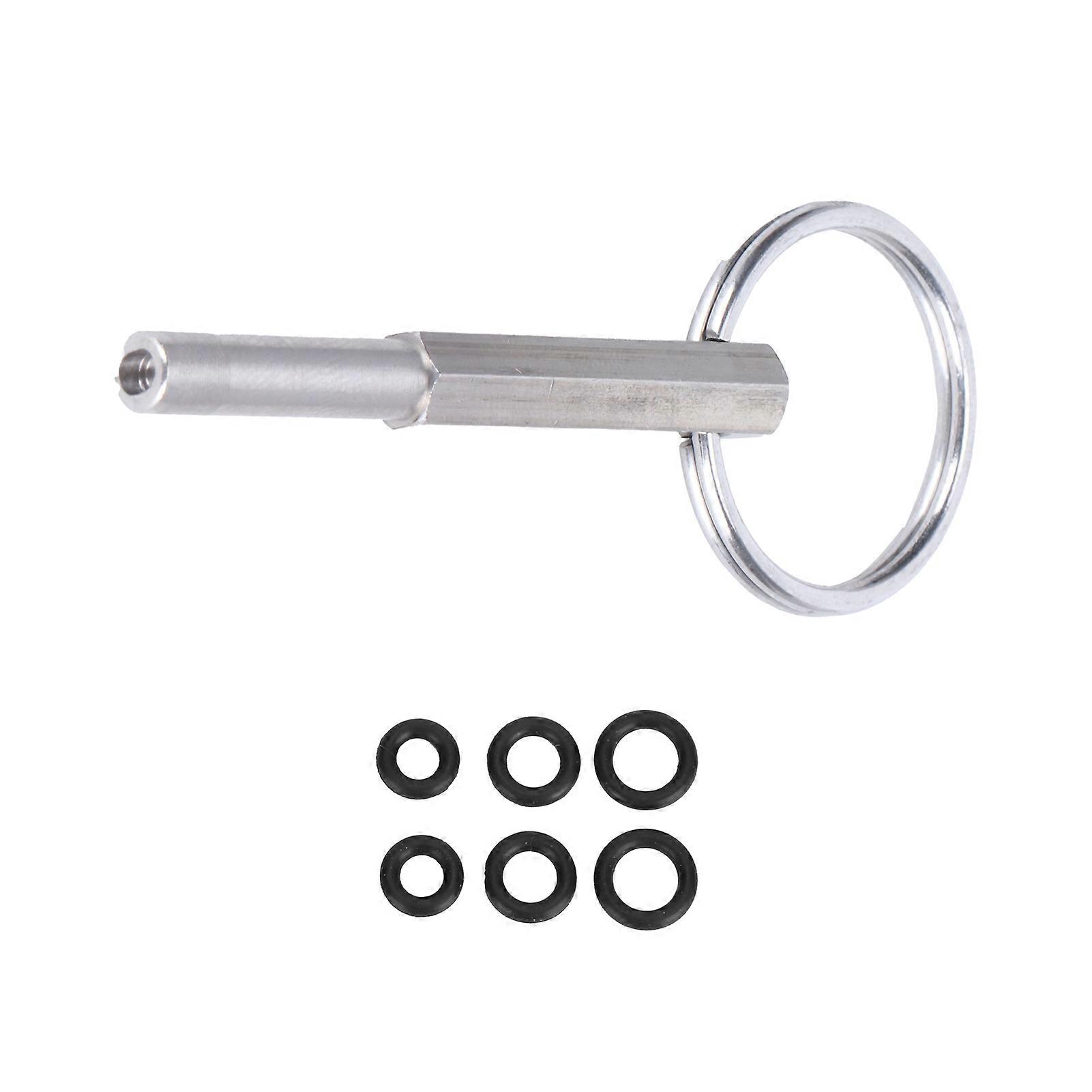 Oval Head Bit Key Portable Stainless Steel Coffee Machine Repair Tool Durable Easy to Use for Appliance Maintenance