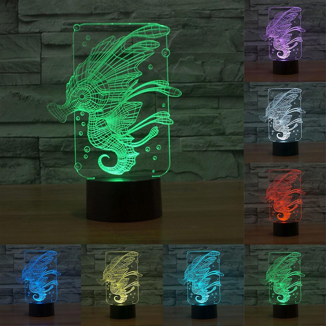 7-Colors 3D Acrylic LED Night Light