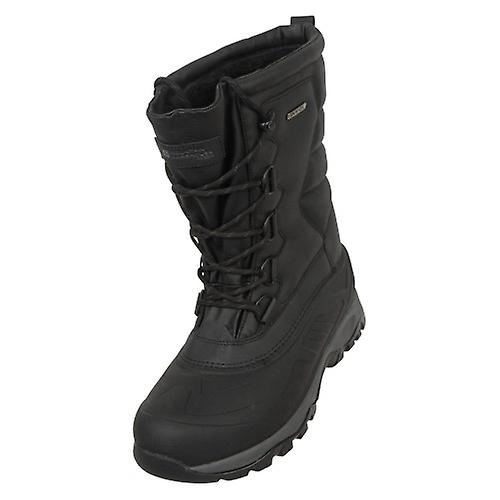 Mountain Warehouse Bottes de neige Nevis Extreme Suede pour hommes Noir de jais 10 UK