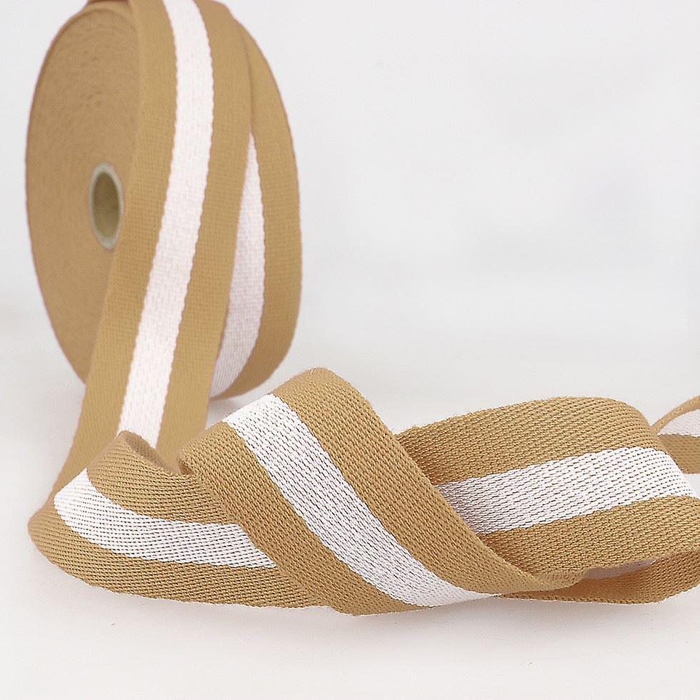 40mm Stephanoise Polyester Webbing  Taupe - per metre