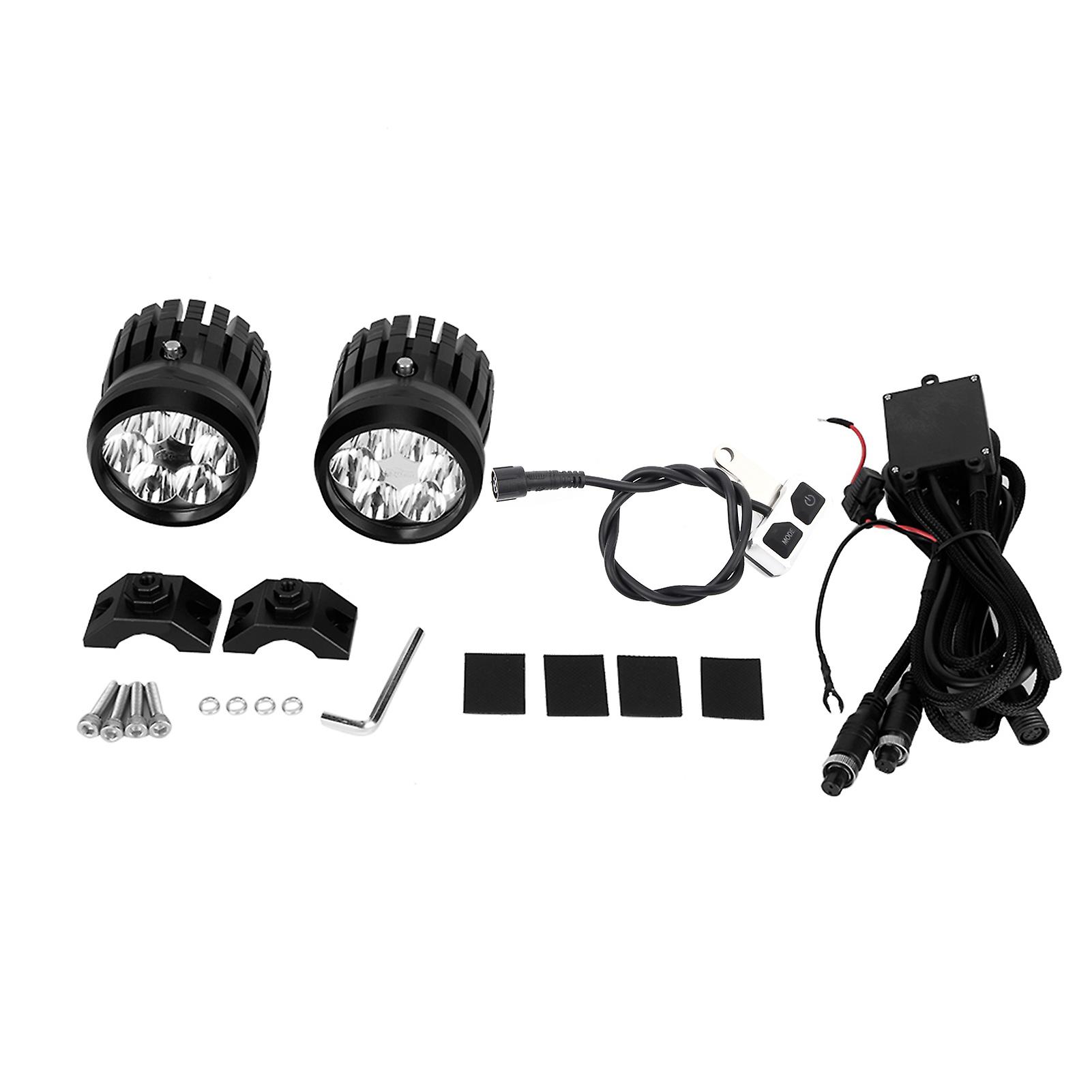 Motorcycle LED Spotlight,Motorcycle Left Right Universal LED Light LED Spotlight Best in its Class