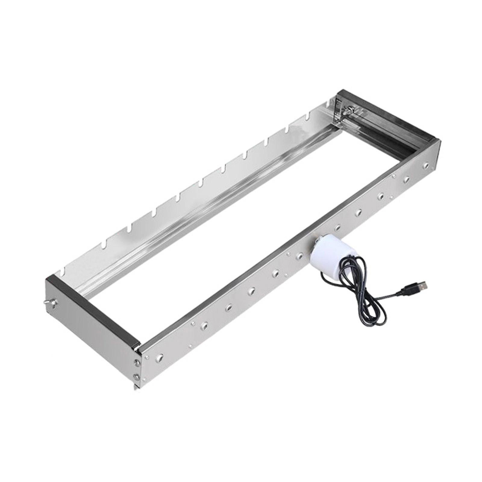 Automatic Rotary Frame Accessories Adjustable Width Barbecue Rack for BBQ 50cm