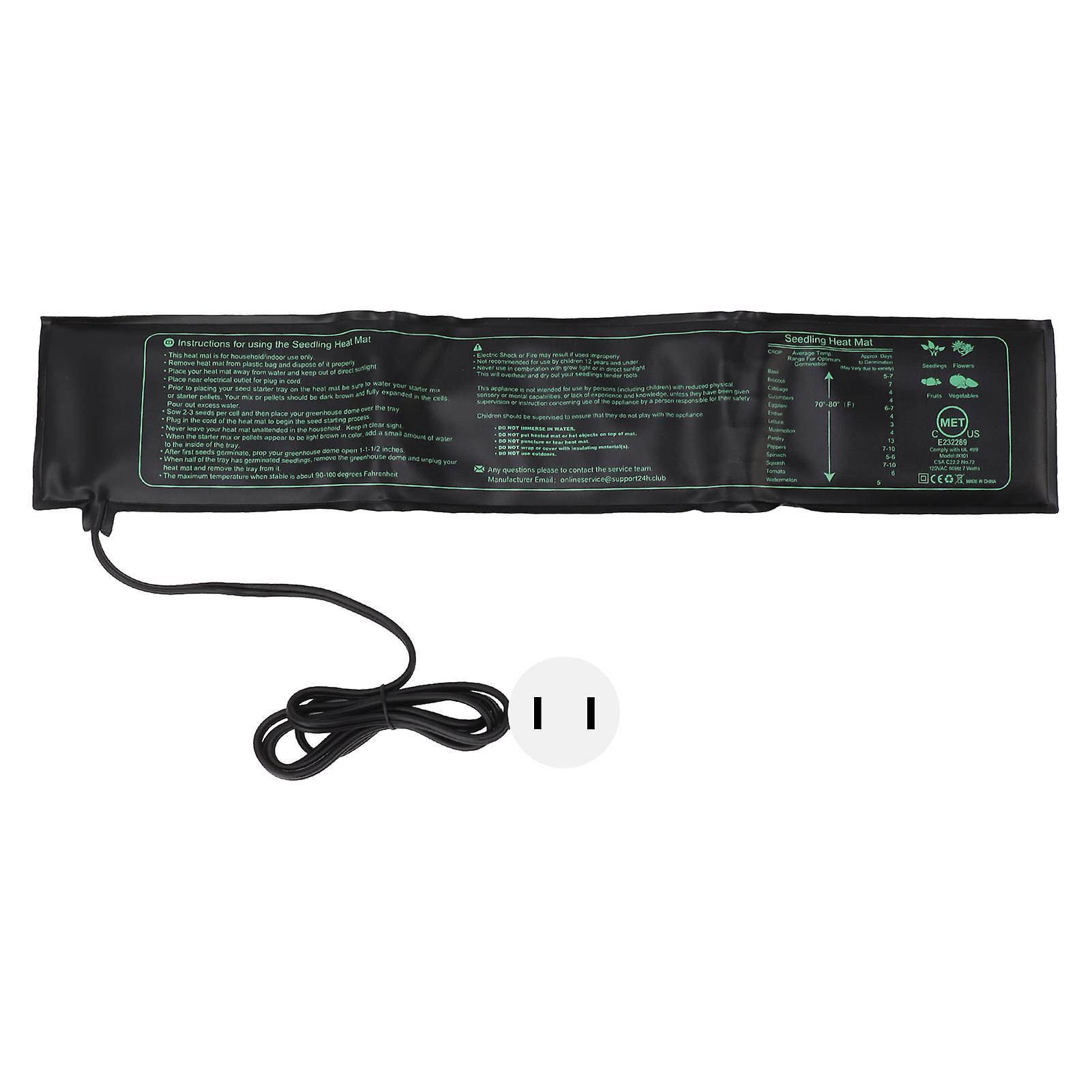 Seedling Heating Mat, Waterproof, Foldable and Safe, for Indoor Plant Germination, Hydroponics, 110V US Plug
