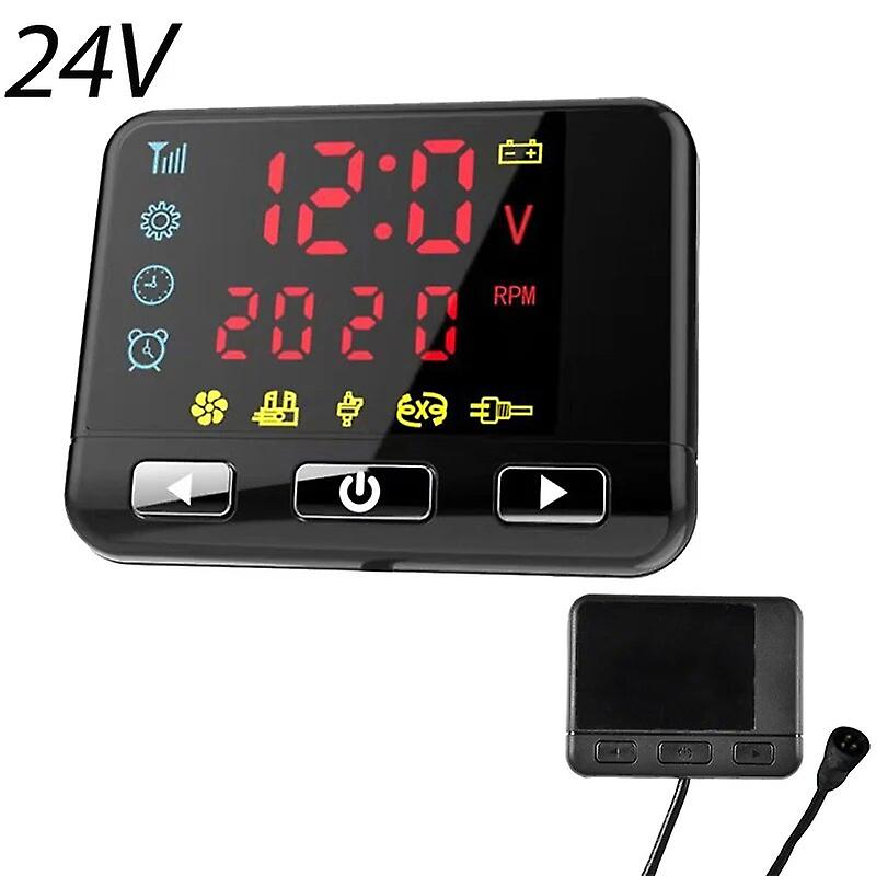 12V24V Parking Air Heater Car Heater Switch Controller Accessories LCD Monitor Switch Parking Heater Controller for Car Track Ai~44873