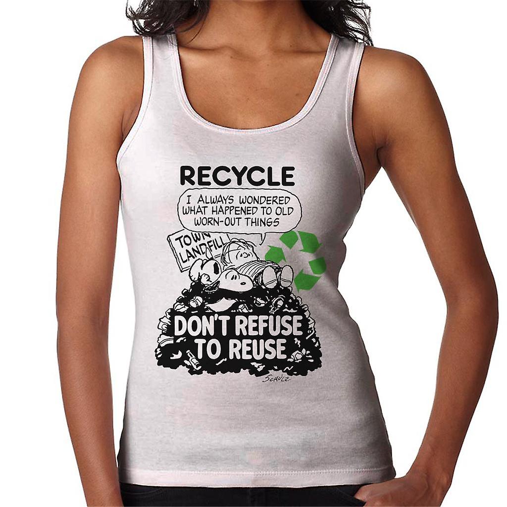 Peanuts Snoopy Dont Refuse To Reuse Women's Vest