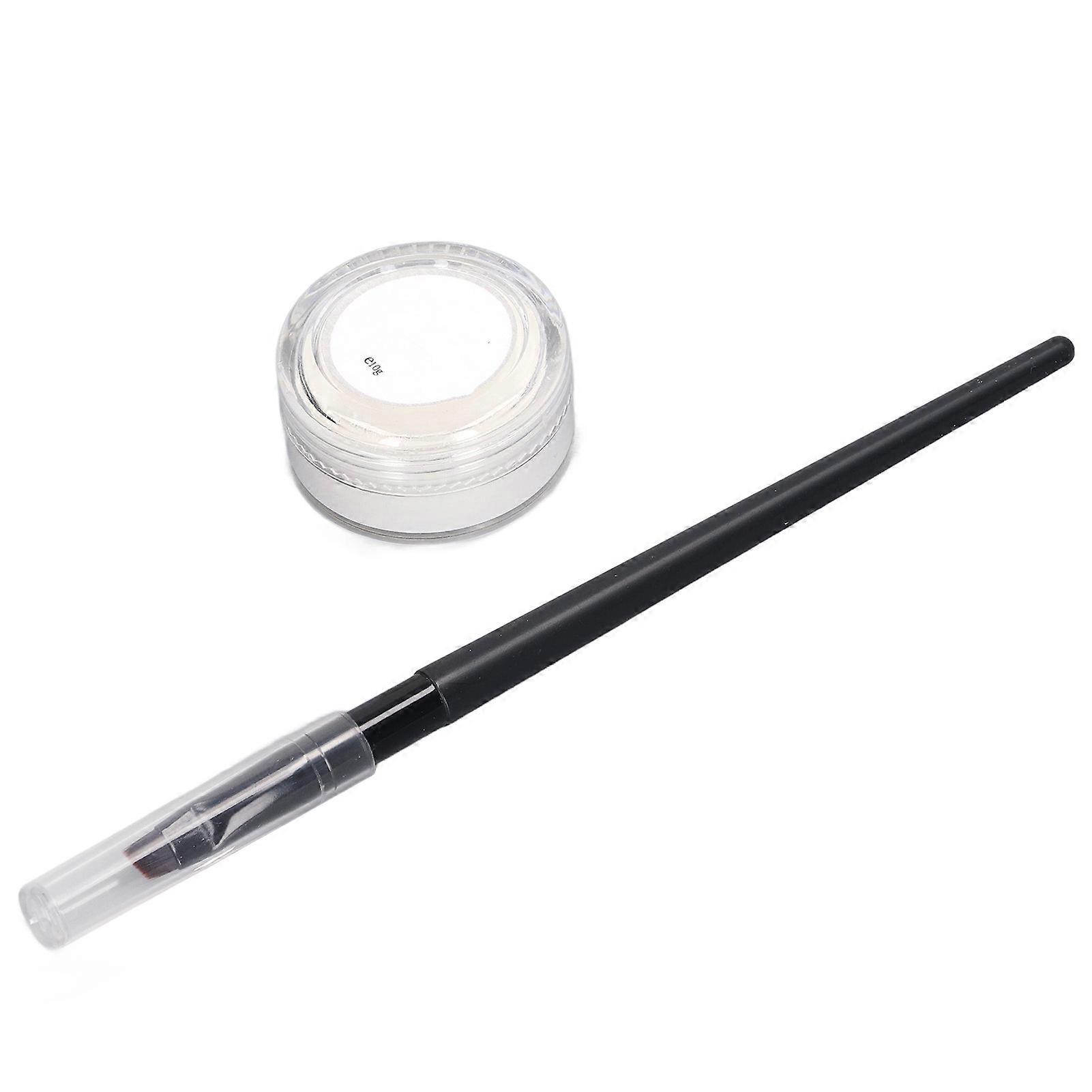 White Brow Paste Safe Clear Lines Light Texture Eyebrow Mapping Paste with Brush for Eyebrow and Lip 