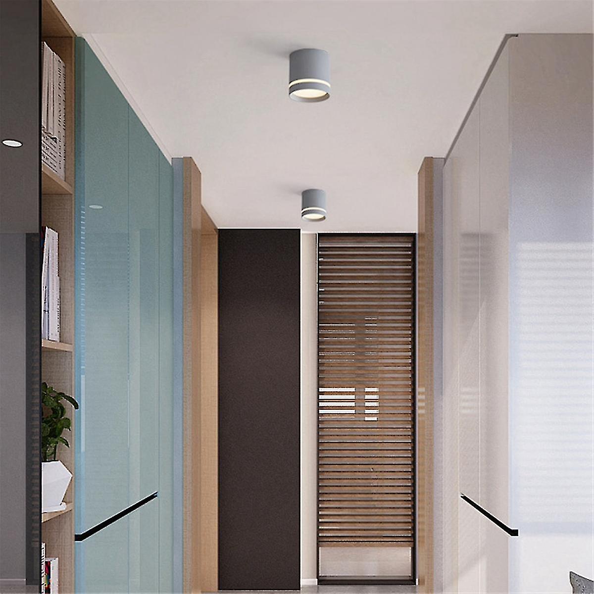 Led Downlight Spotlight Ceiling Light Spotlight 220v 12w Surface Mount Light Black