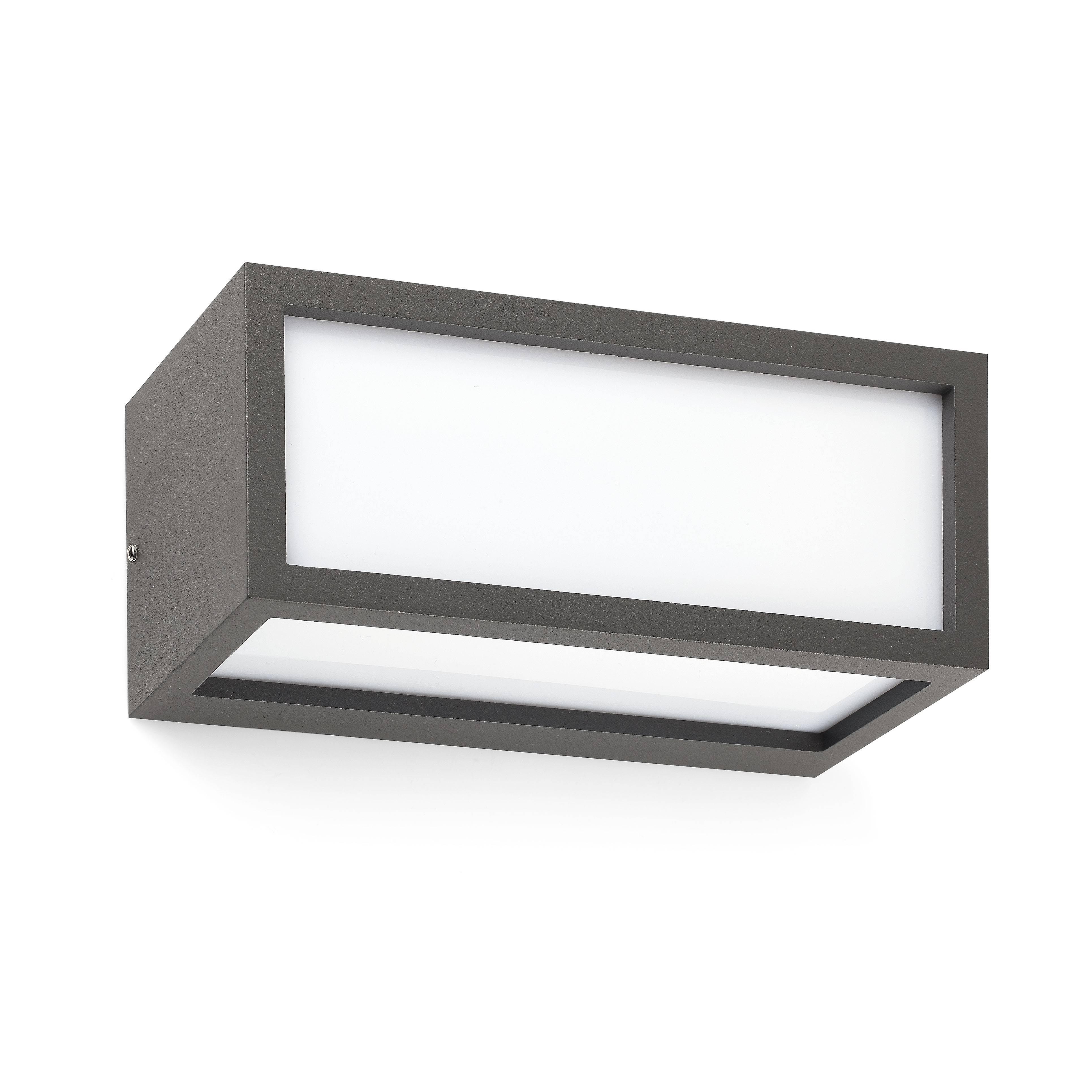 Faro Tejo - 1 Light Outdoor Wall Light Dark Grey IP54, E27