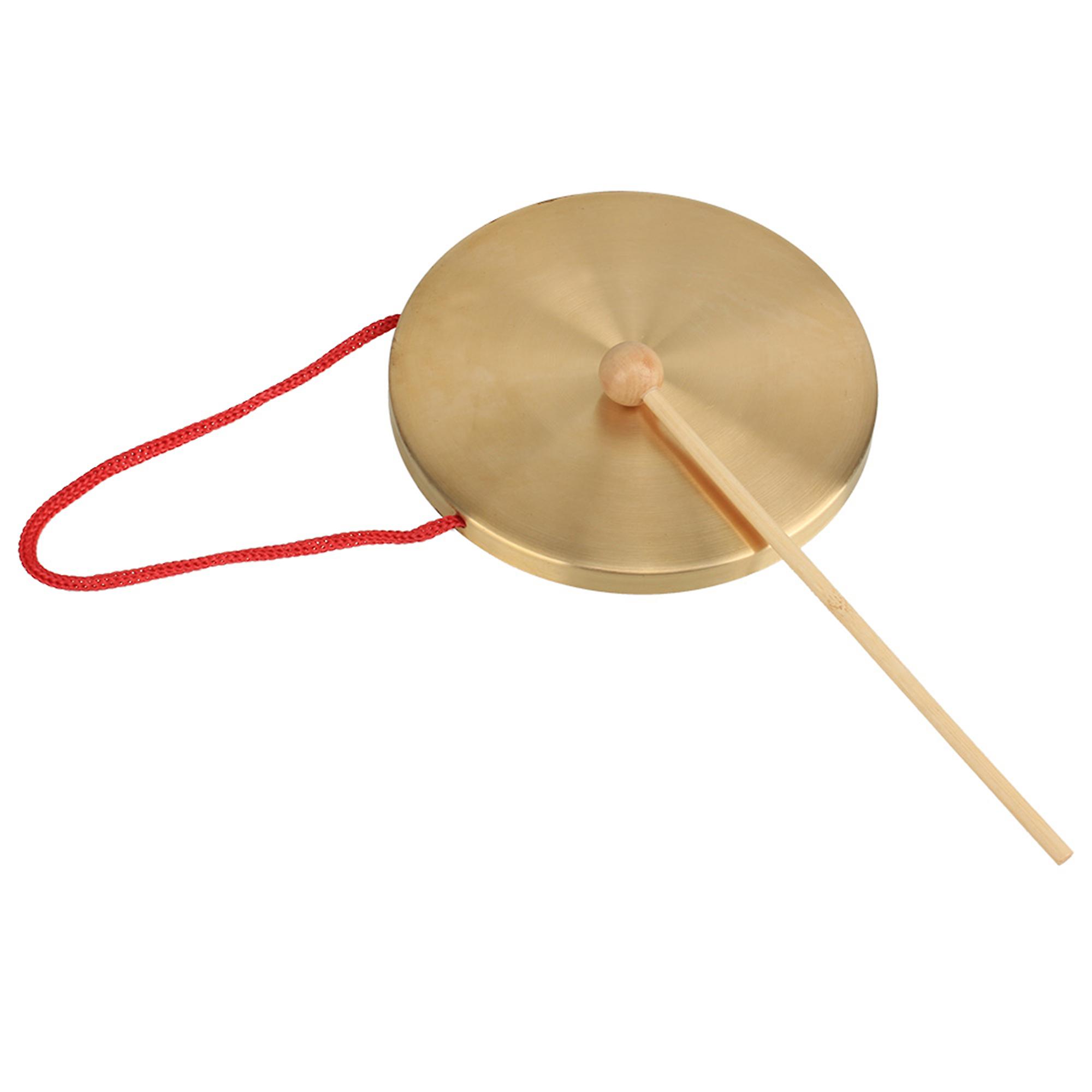 Play Percusses Props Gonfalons 15.4cm Dia Small Copper Hand Gong