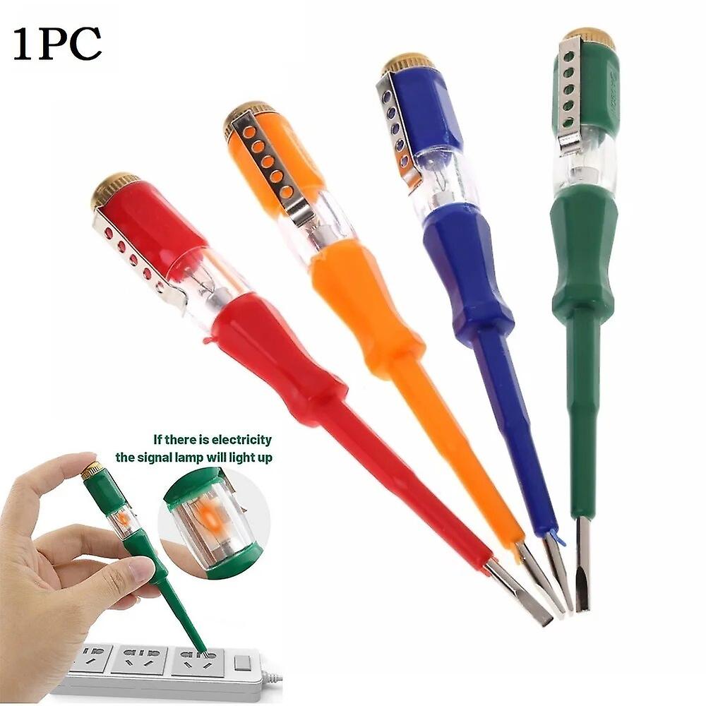 Voltage Meter Pen Portable Flathead Screwdriver Power Tool Power Detector Indicator Pen Multifunction Home Hand Tool~2298