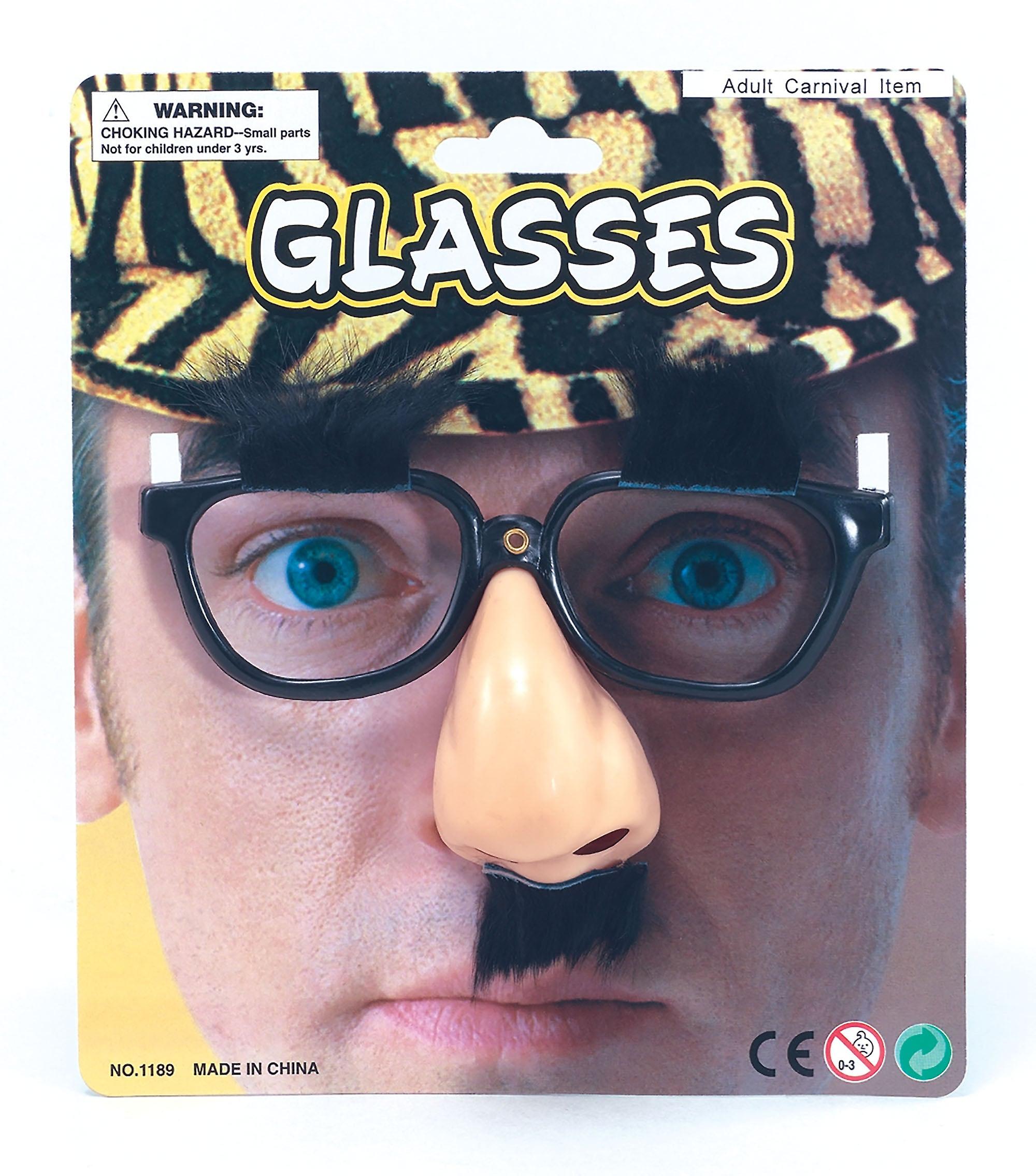 Glasses Nose Eyebrows Tash Miscellaneous Disguises Md129