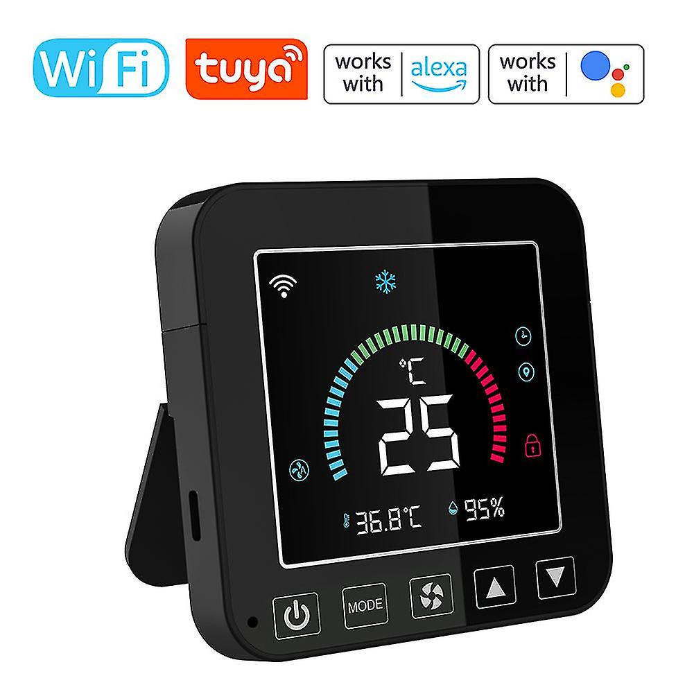 Tuya Wifi Intelligent Temperature Humidity Infrared Controller Air Conditioner Thermostat Lcd Display Screen Usb Power Supplys