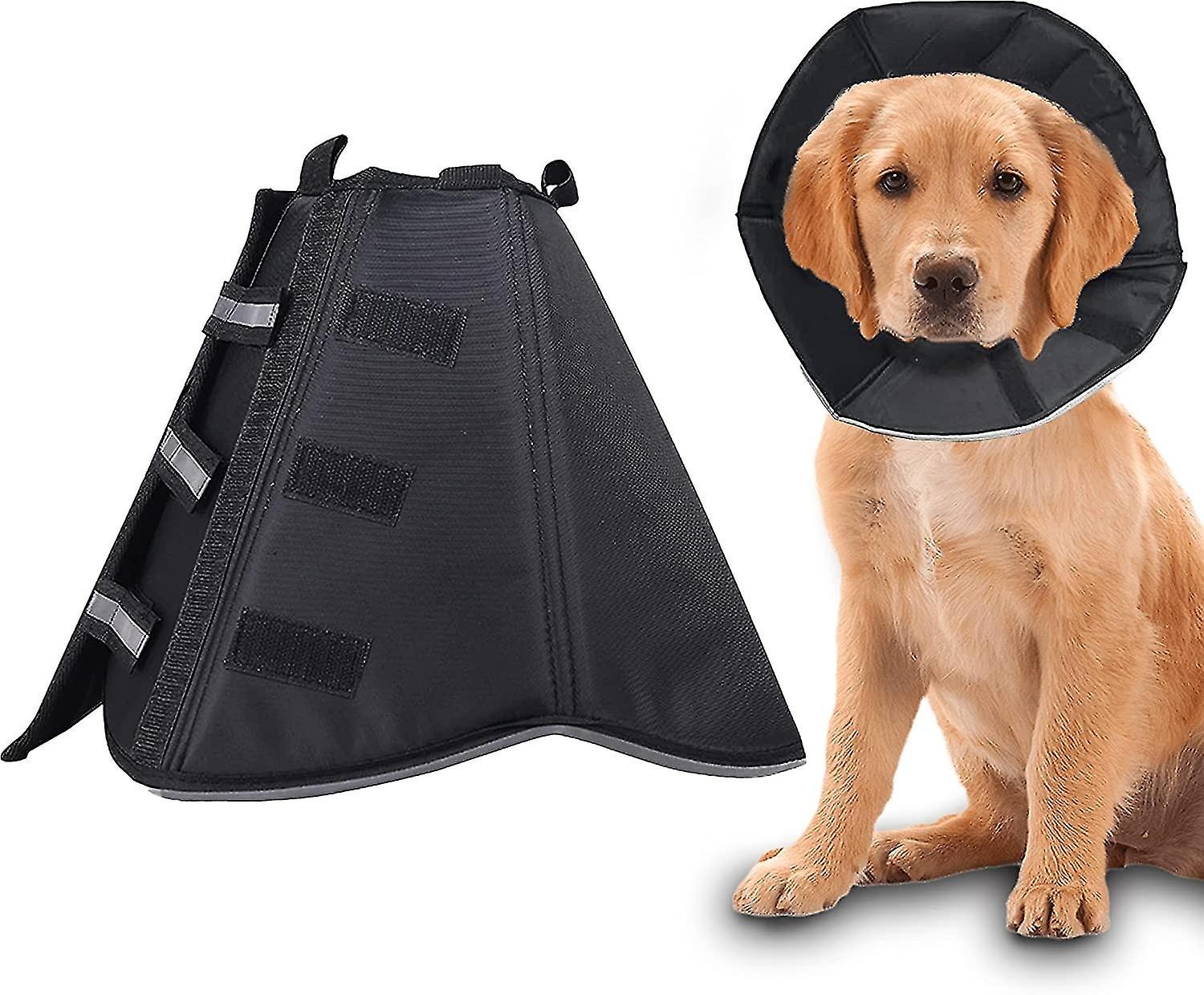 Dog Cone Collar for After Surgery, Soft Pet Recovery Collar for Dogs and Cats, Adjustable Cone Collar Protective Collar,1pc D-