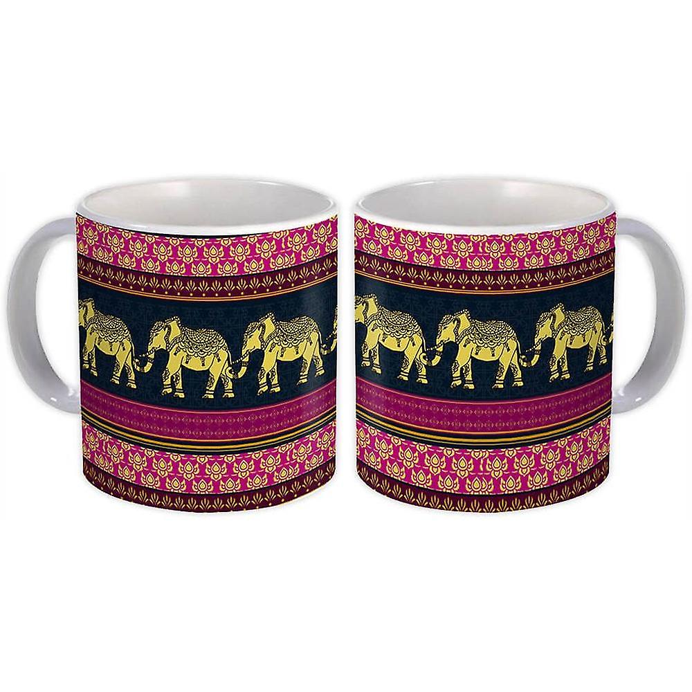 Gift mok: Indiase print dier