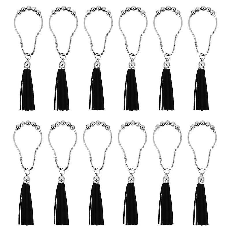 12pcs Bathroom Curtain Rings