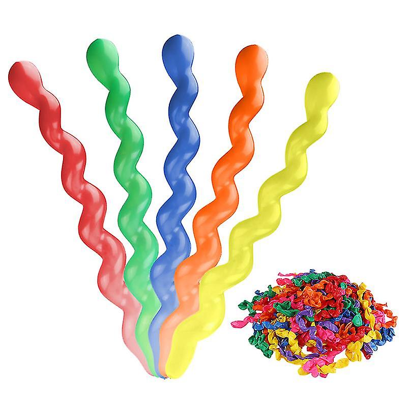 100pcs Spiral Long Balloons