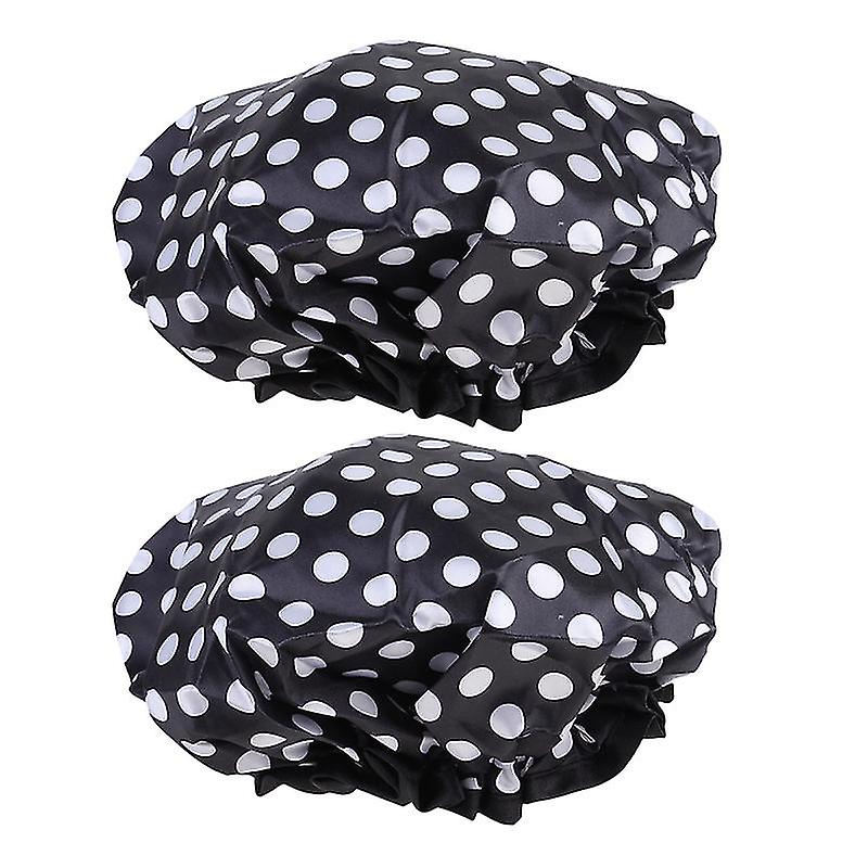 2pcs Eva Shower Cap For Hair