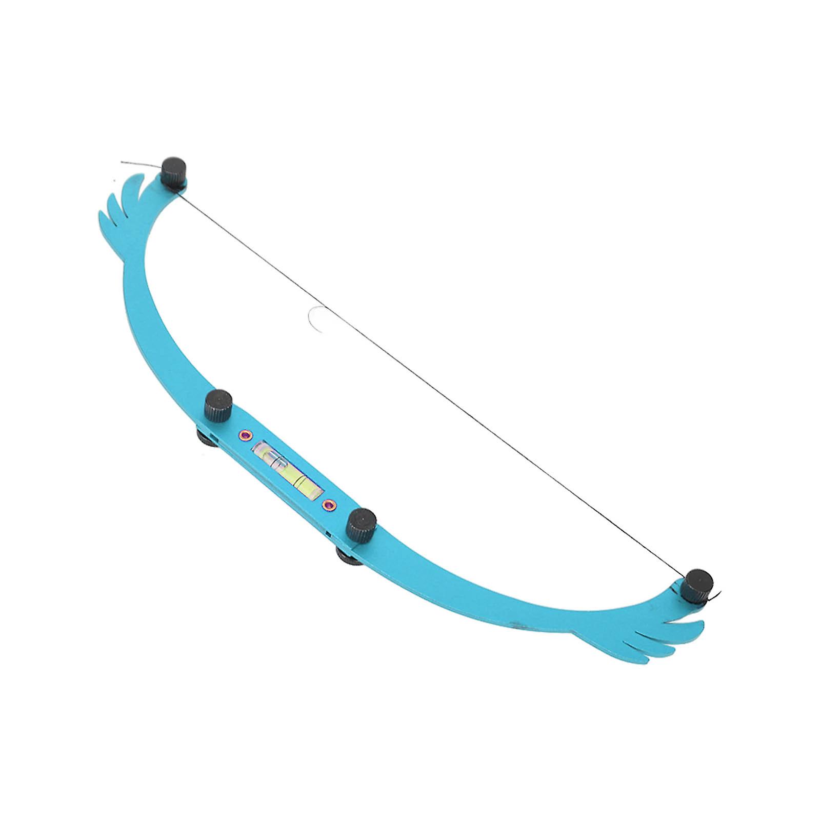 Eyebrow Line Marker Ruler Foldable Arch Microblading Eyebrow Mapping for Salon Measuring Blue 