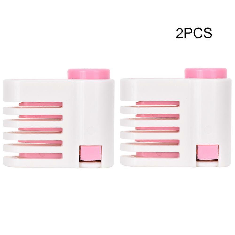 2 Pcs Cake Cutter Slicer Sharpener Cake Layering Immobilizes (Pink)