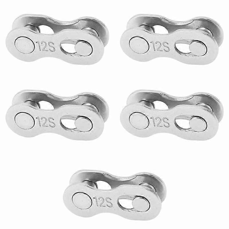 5pcs 6/7/8/9/10/11/12 Speed Missing Link Rustproof Steel Quick Release Link Bike Chain Quick Link Bicycle Missing Links