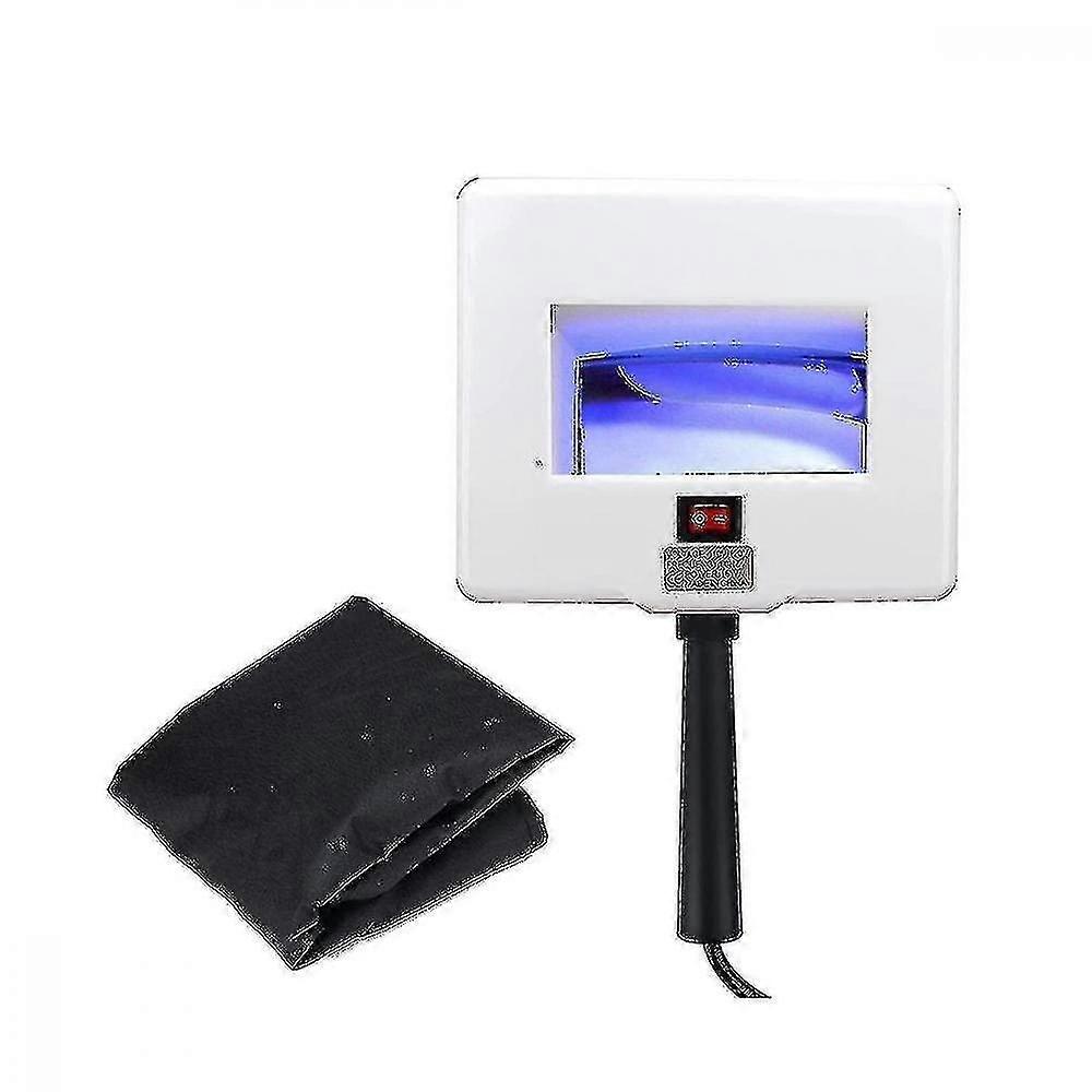 Woods Lamp Skin Analyzer, Portable Magnifying Analyzer Facial Woods Lamp with Shade Cloth for Skin X