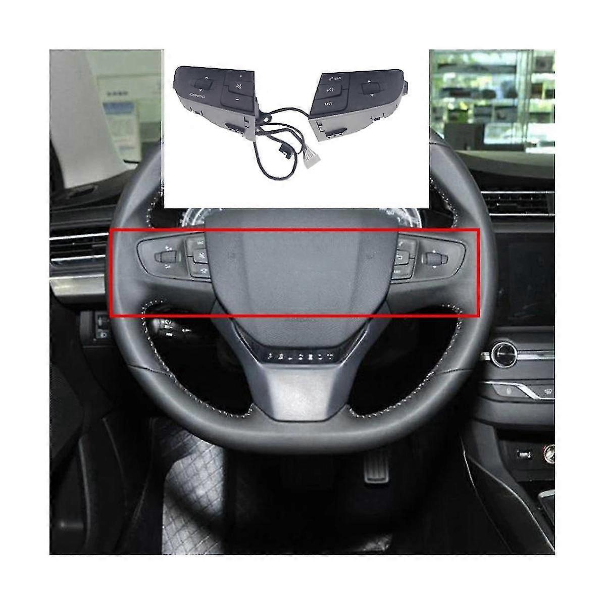 9677976377 Car Steering Wheel Multifunction Switch For 508/508sw Cruise Control/volume Control Swit