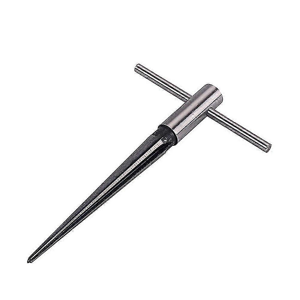 Bridge Pin Hole Reamer T Handle Tapered 3-13mm Reaming Guitar Woodworker Cutting Tool(1pcs,Silver)