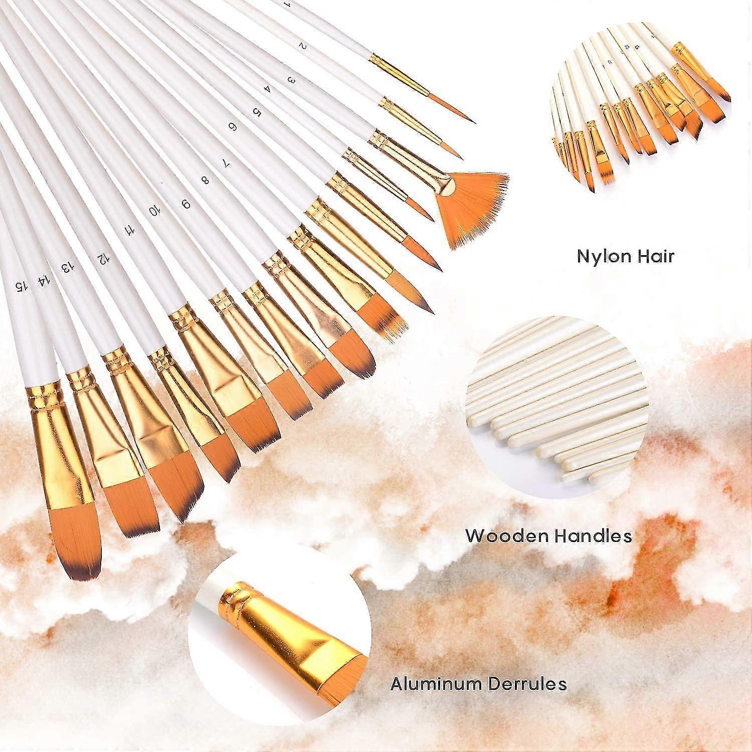 18-piece Paint Brush Set