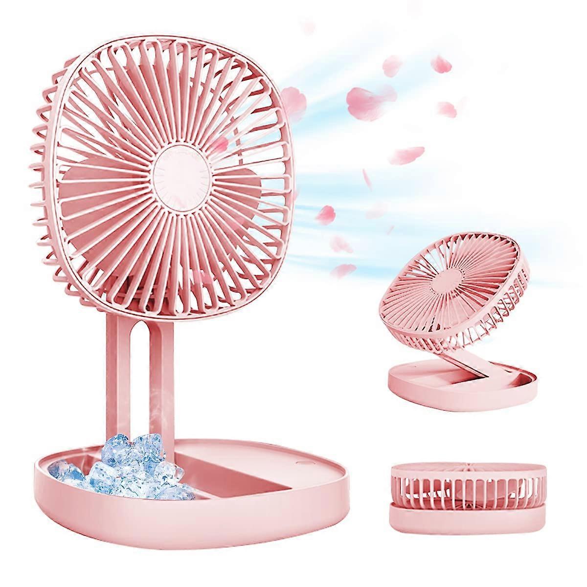 Tragbarer Reiseventilator Klappbarer Schreibtischventilator für Schlafzimmer Büro (pi OSS