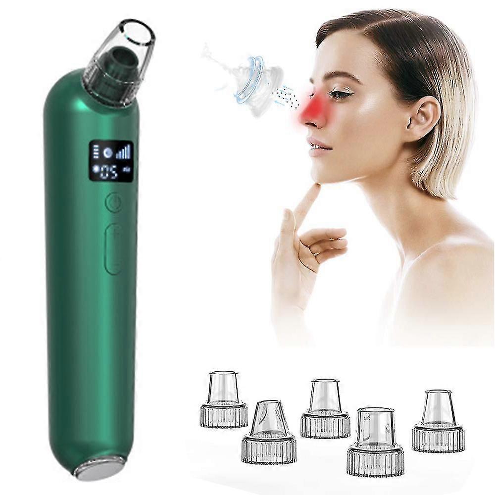 blackhead remover vacuum - 5 replaceable sucker, usb port instrument