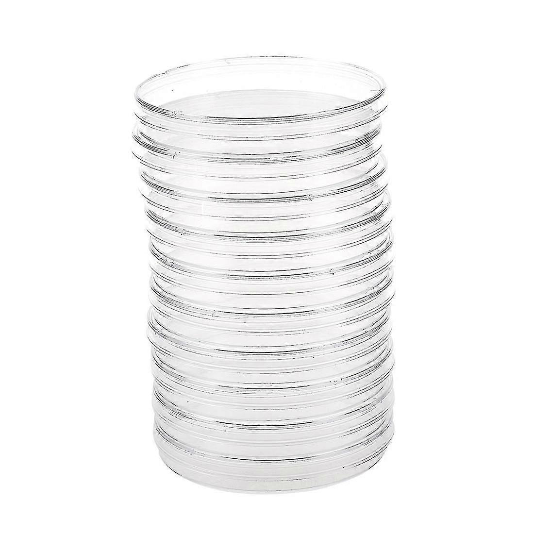 10pcs sterile plastic petri dishes plates bacterial yeast 90x15mm
