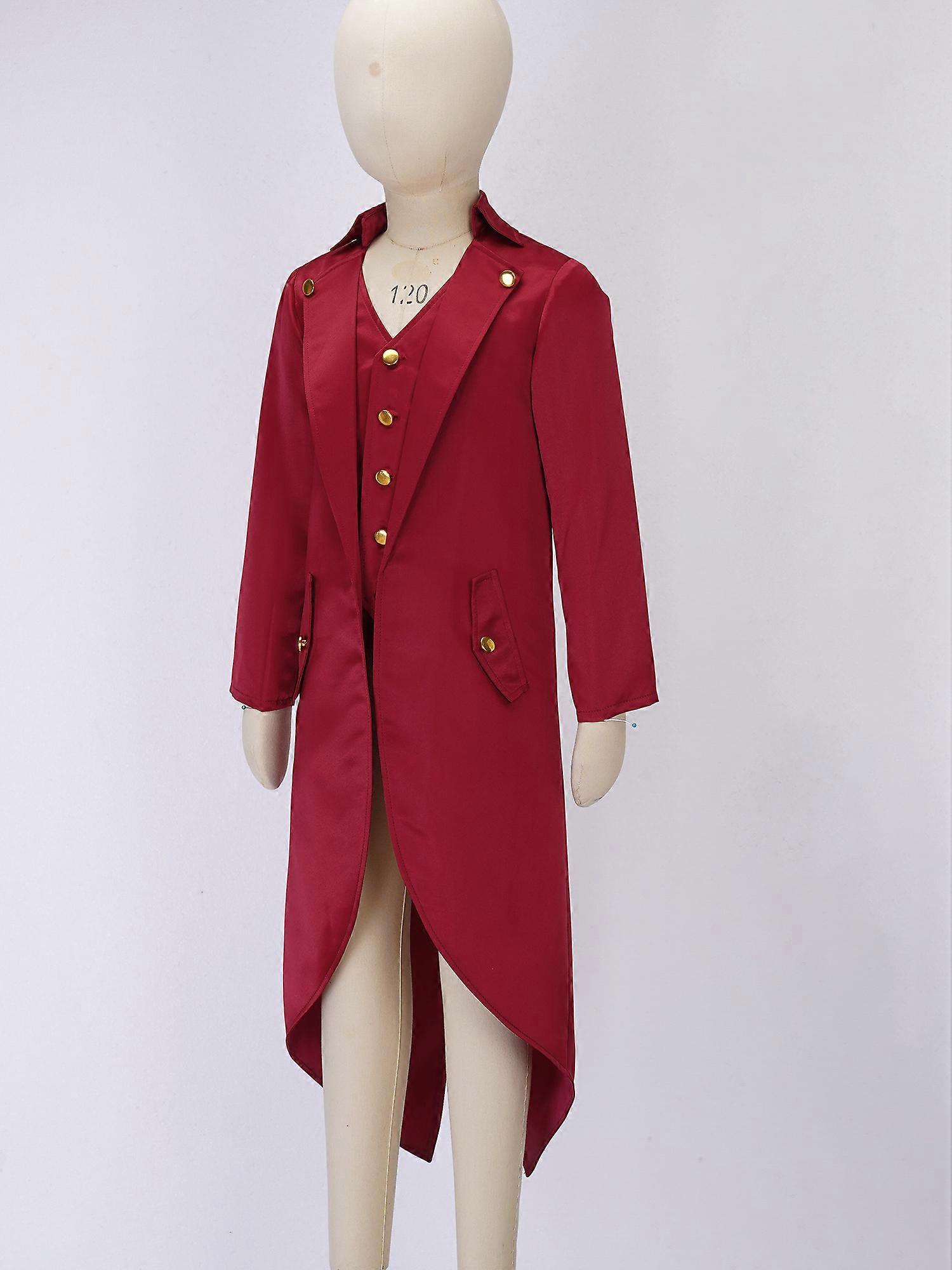 Veste Queue De Pie Enfant Steampunk Renaissance Yruioon 5-16 Ans - Style Gothique Victorien
