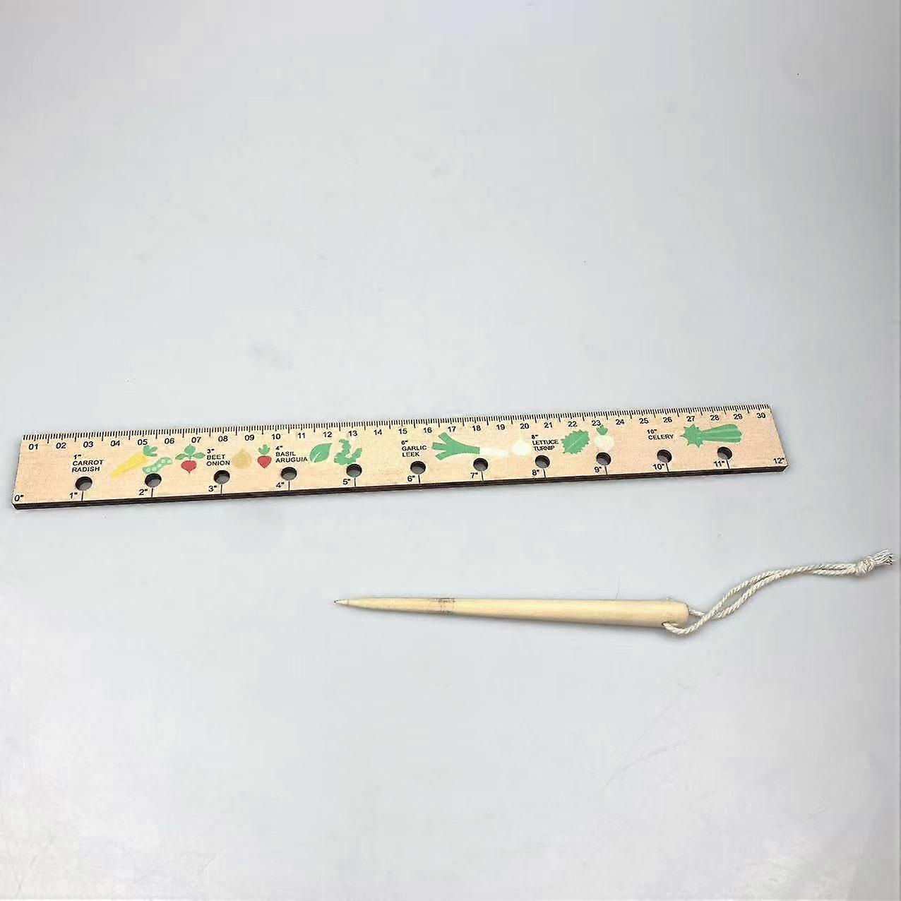 Zaailing Heerser Dibber Dibber Tuingereedschap Zaad Planter Tool voor tuinieren HOT