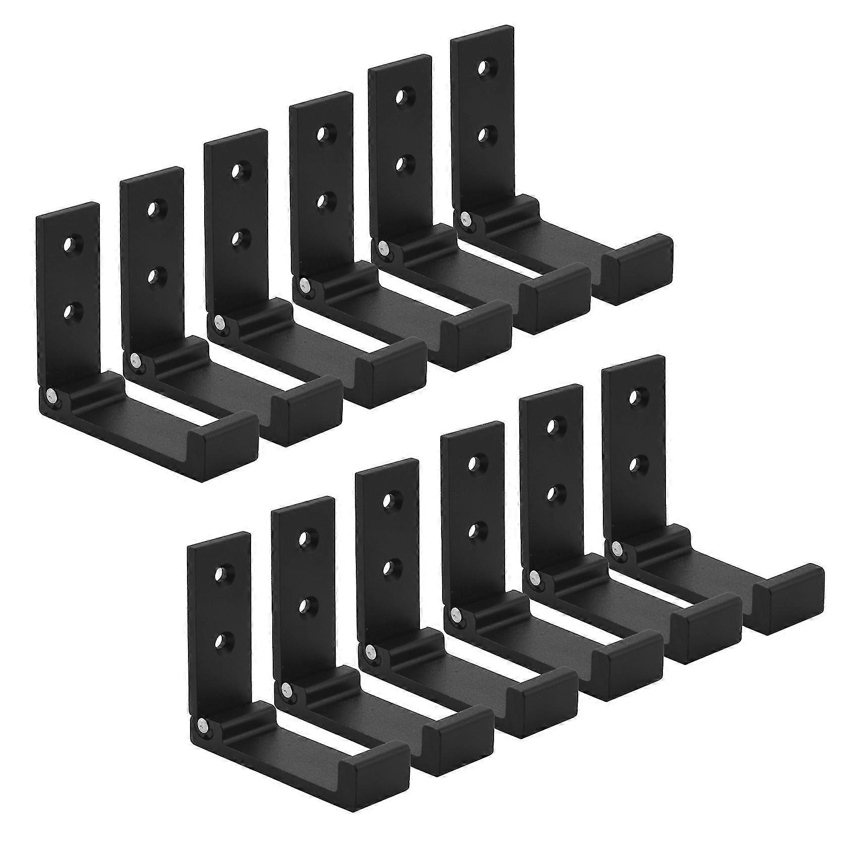 12 Pcs Folding Jacket Hook Space Metal Towel Hook Wall Mount Retractable Hook