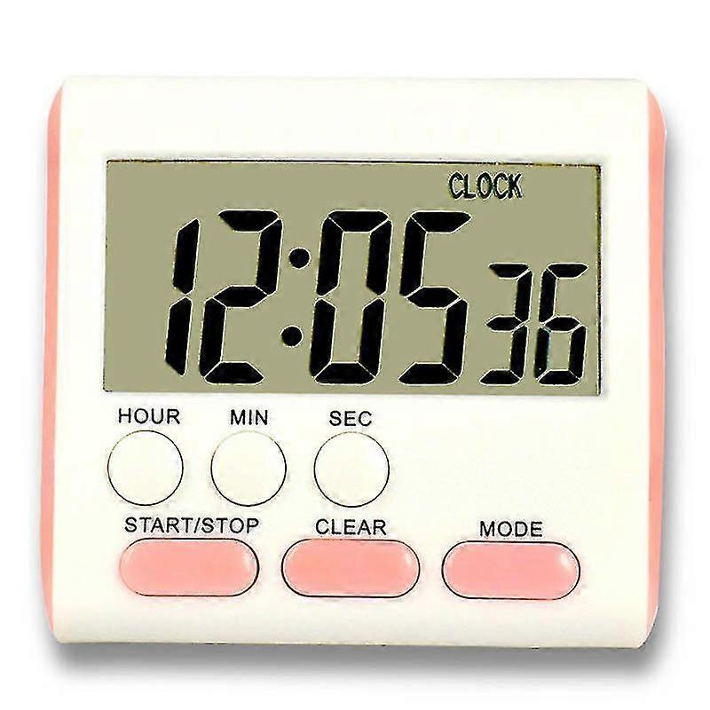 Multifunktionaler Kochtimer 24 Stunden LCD-Digitalanzeige Countdown-Uhr