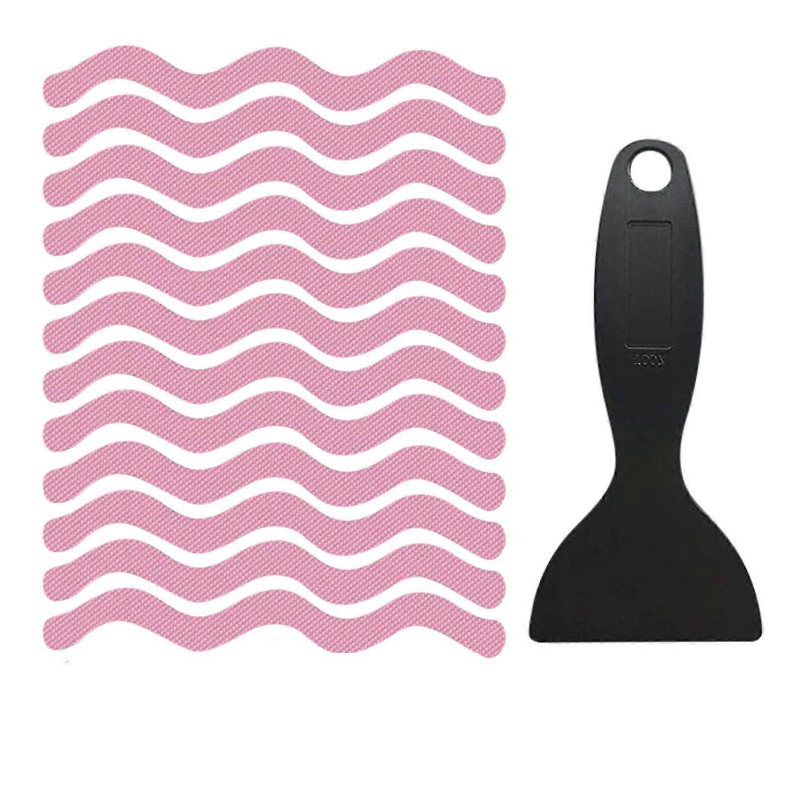 12pcバスタブステッカーノンスリップバスステッカー安全浴槽シャワーステッカー接着剤