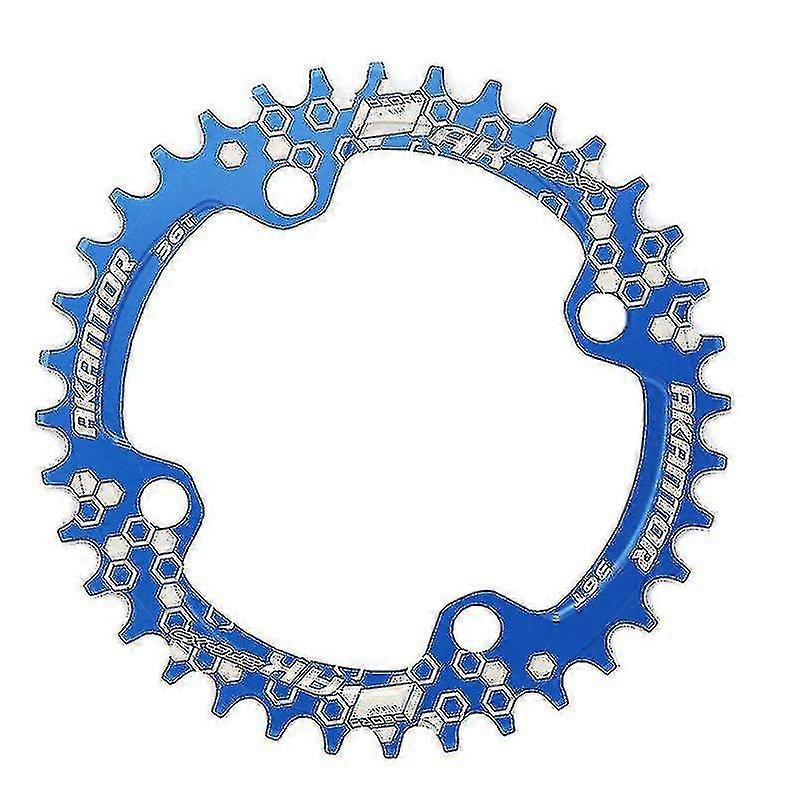 Bike Wide Chain Ring 104bcd Untralight 32t 34t 36t 38t Chainwheel-size,color36tblue