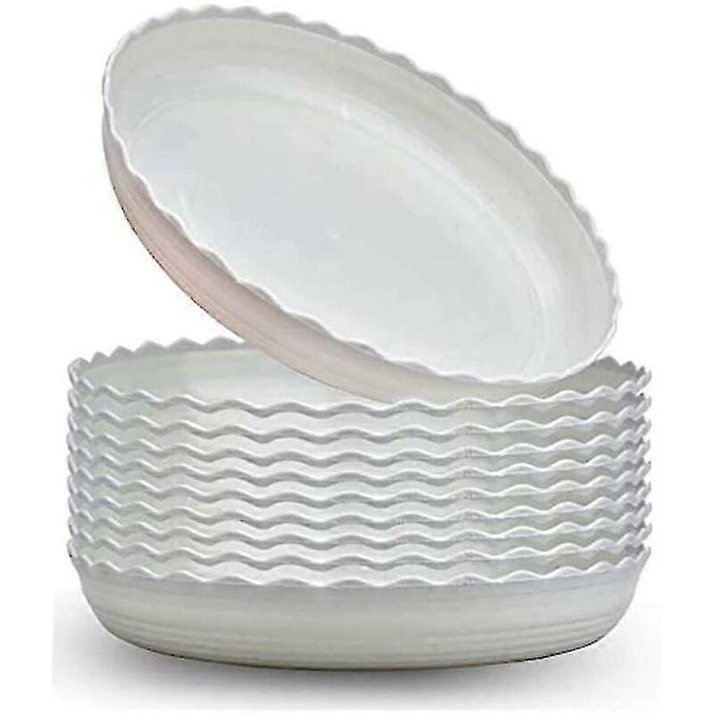 10pcs plastic planter tray