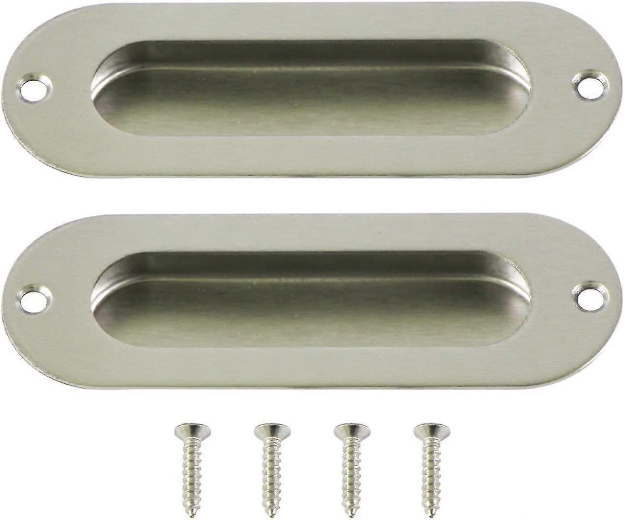 Set of 2 pcs Recessed Handles for Sliding Door INOX Sliding Door Handles