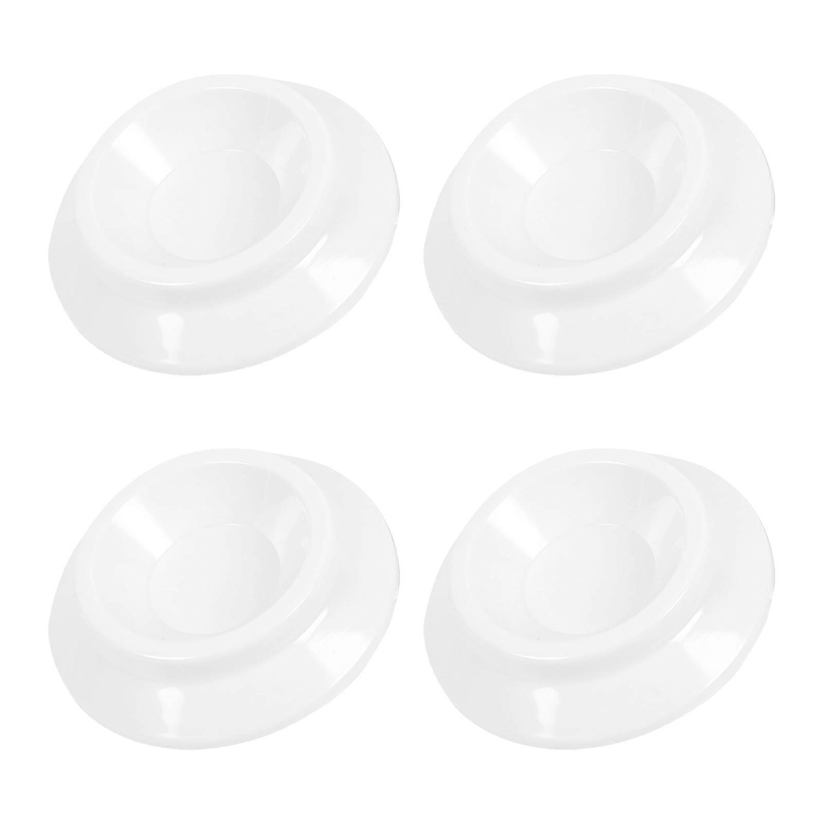 kaesi 4stk / sæt klaverhjulsmåtte skridsikker beskytte fødder tykke klaver gulvbeskyttere hjul kopper til hjemmebrug