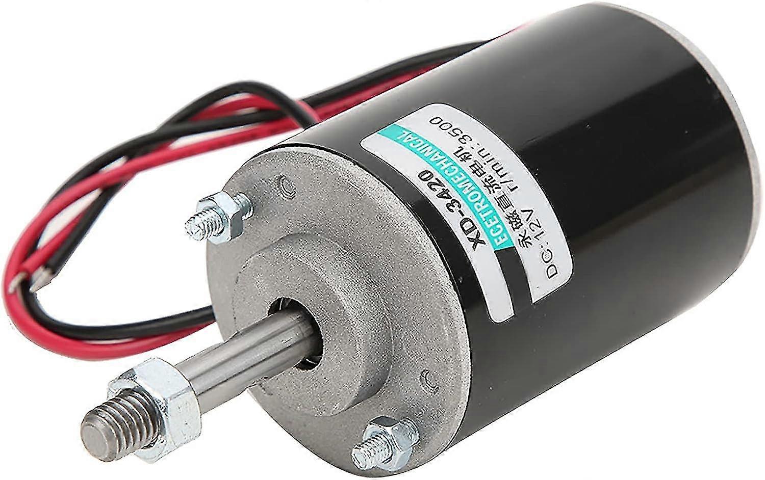 Reversible Electric Gear Motor, 12/24v 30w High Speed Cw/ccw Permanent ...