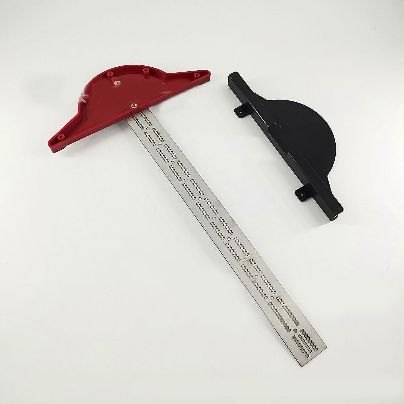 Woodworking Edge Ruler Protractor Angle Finder T Ruler Stainless Steel Angle Measure Tool 15in