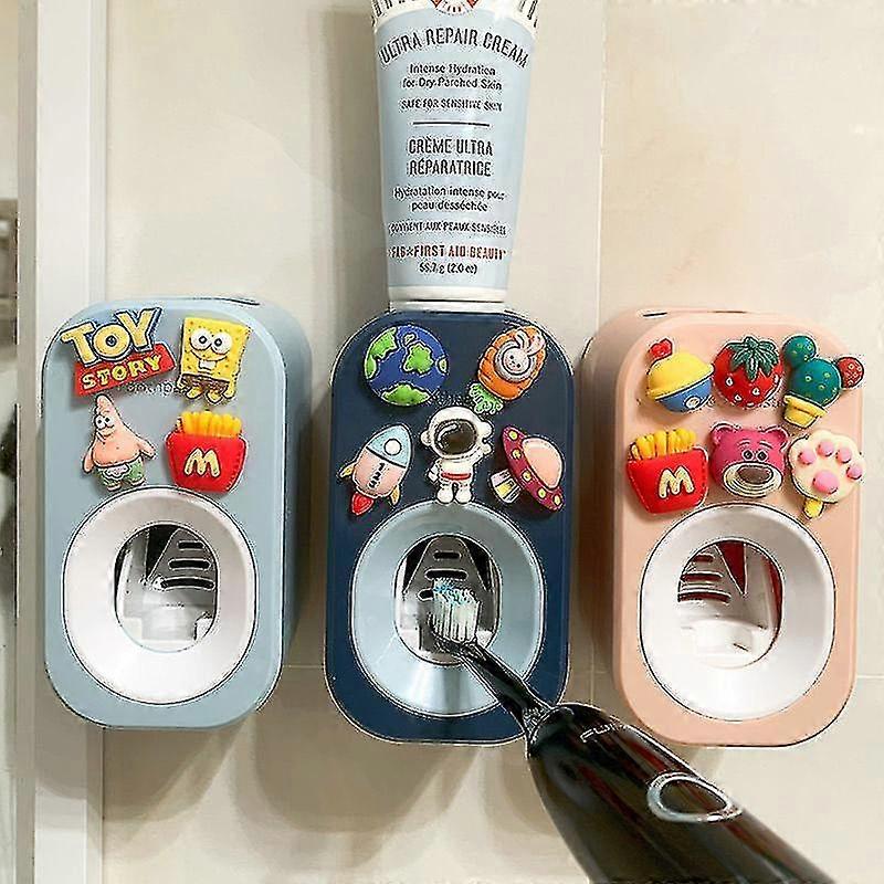 Automatic Toothpaste Squeezer Cartoon Automatic Toothpaste Holder (spaceman 1)