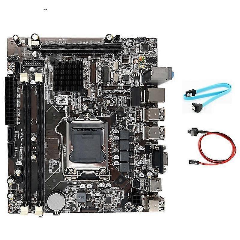 H55 Motherboard LGA1156 unterstützt i3 530 i5 760 Serie CPU DDR3 Speicher Computer Motherboard mit SAT
