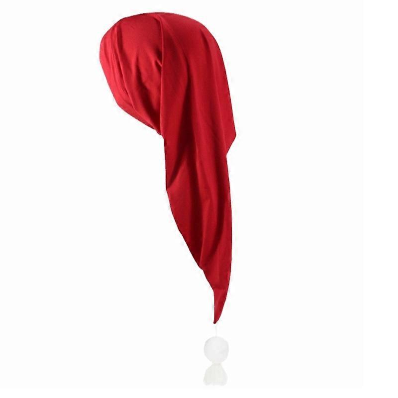Cappelli di Babbo Natale Novità Cappelli di Natale Cappello di Natale a strisce lunghe Cappelli di Babbo Natale Red