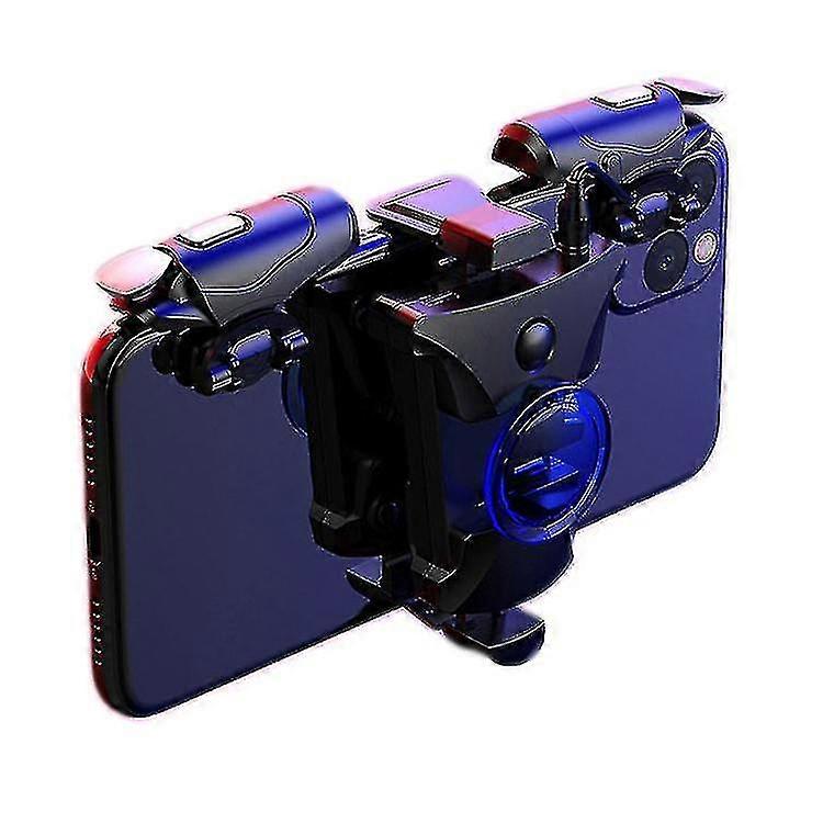 Pubg Mobile Gaming Fm Running Fire Trigger Buttin Controller 16 Shots Per Second Auto High Frequency Click Mobile Gaming Controllers