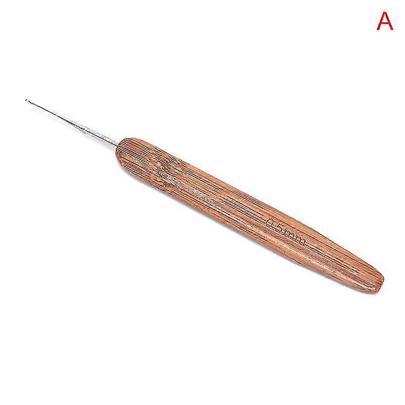 1/3pcs 0.5mm Dreadlock Crochet Needle Hook Bamboo Handle Hooks Tools Making